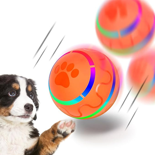 Furffy Peppy Pet Ball for Dogs, Interactive Dog Toy Durable Automatic Rolling