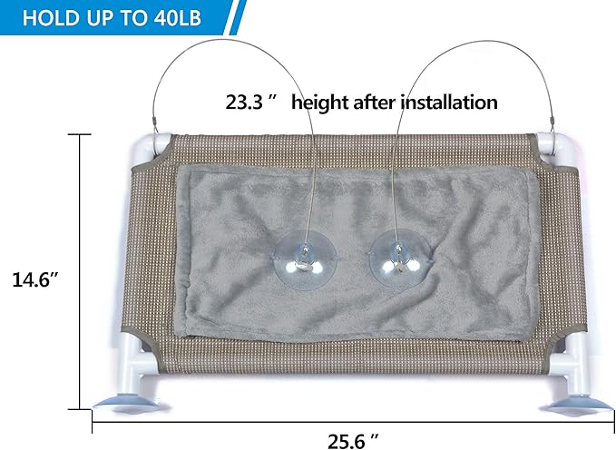 Cat Bed Window, Cat Window Hammock Window Perch, Safety Cat Shelves Space